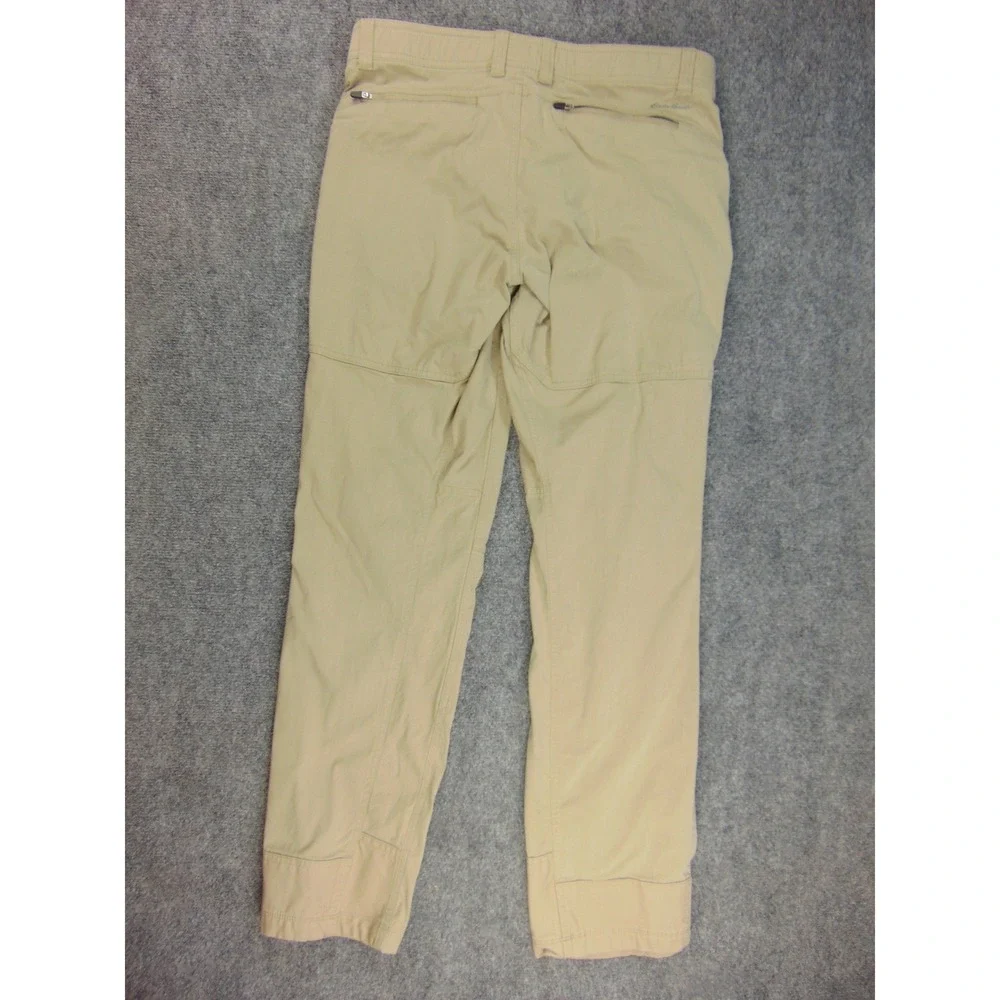 Eddie Bauer Pants Mens 34x34 First Ascent Khaki Solid Outdoor Gorpcore Hiking